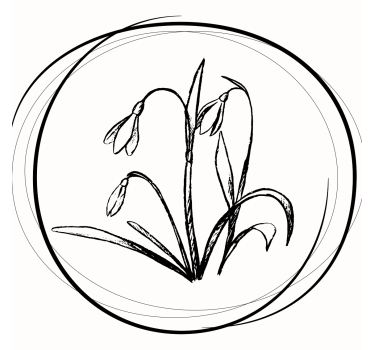 Sous verre dessin floral Élégant - TenStickers