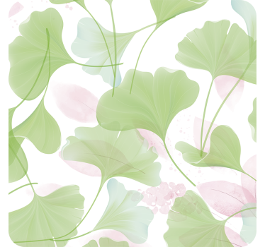 Sous verre motifs de feuilles luxuriantes - TenStickers
