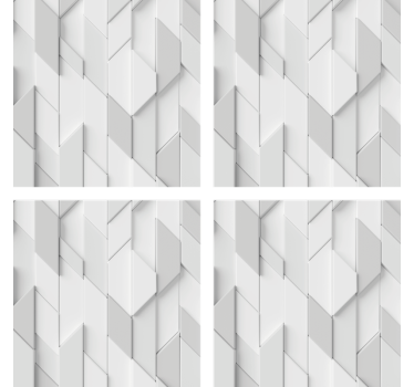 Sous verre motif en relief géométrique - TenStickers