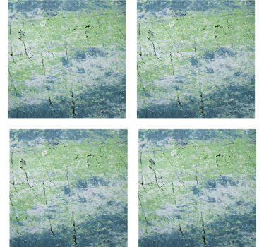 Sous verre bière surface verte texturée - TenStickers