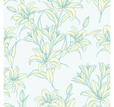 Sous verre Élégance motif floral - TenStickers