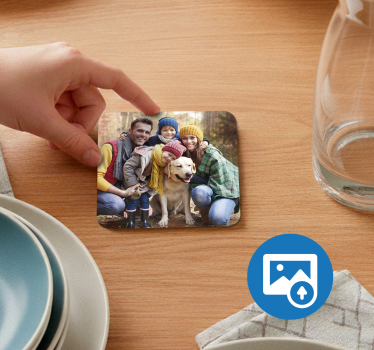 Sous-verre personnalisé avec photo - TenStickers