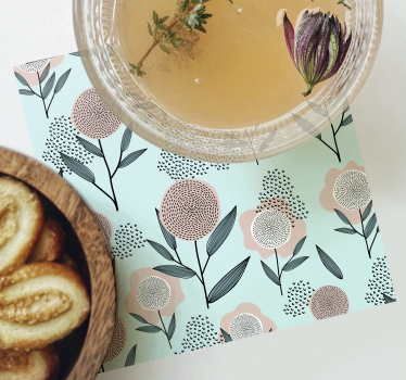 Sous verre art floral élégant - TenStickers