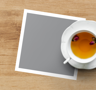 Sous verre bière arrangement de thé élégant - TenStickers