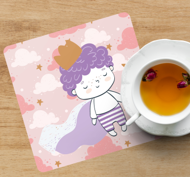 Sous verre bière personnage héroïque ludique - TenStickers