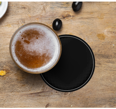 Sous verre bière surface circulaire texturée - TenStickers