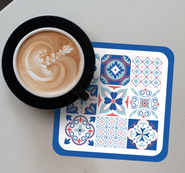 Sous verre carreaux motifs géométriques - TenStickers