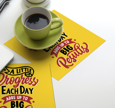Sous verre citation art de phrase motivante - TenStickers