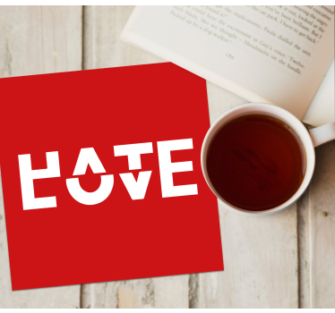 Sous verre citation typographie audacieuse - TenStickers