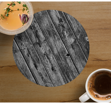Sous verre effet bois rustique - TenStickers
