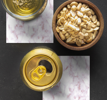 Sous verre effet de motif marbré - TenStickers