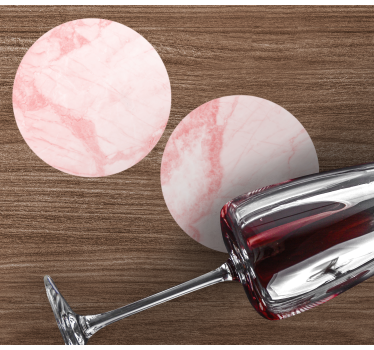Sous verre marbre rose texturé - TenStickers