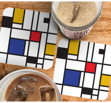 Sous verre moderne motifs géométriques - TenStickers