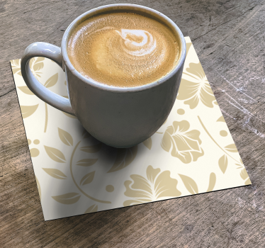 Sous verre motif à fleurs - TenStickers