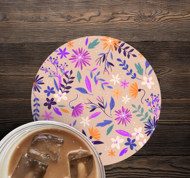Sous verre motif botanique décoratif - TenStickers