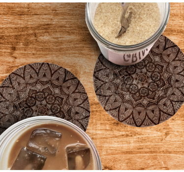 Sous verre motif dentelle complexe - TenStickers