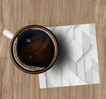 Sous verre motif en relief géométrique - TenStickers