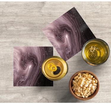 Sous verre motif marbré fluide - TenStickers