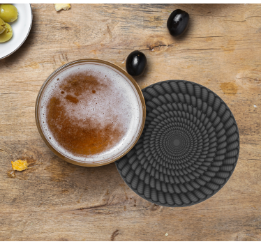 Sous verre motif spiral rond - TenStickers