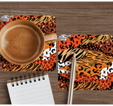 Sous verre motifs animaux sauvages - TenStickers