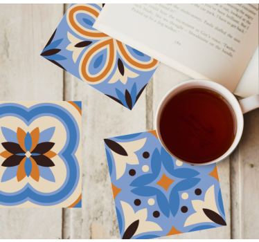 Sous verre motifs botaniques raffinés - TenStickers