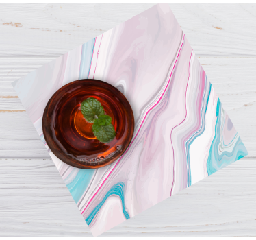 Sous verre motifs colorés tourbillonnants - TenStickers