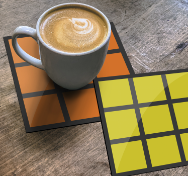 Sous-verre Rubik's cube - TenStickers