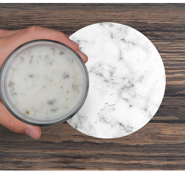 Sous verre surface en marbre élégant - TenStickers