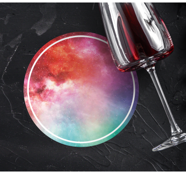 Sous verre tourbillon coloré galactique - TenStickers
