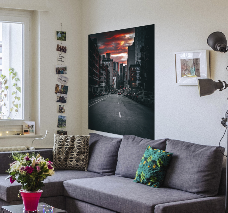 Poster photo rue de New York - TenStickers