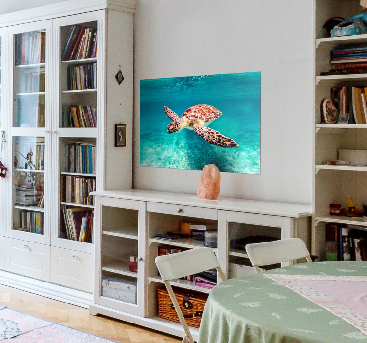 Poster animaux tortue de mer - TenStickers