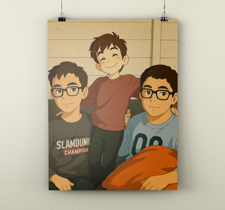 Poster personnalisable téléchargez votre image de style ghibli - TenStickers