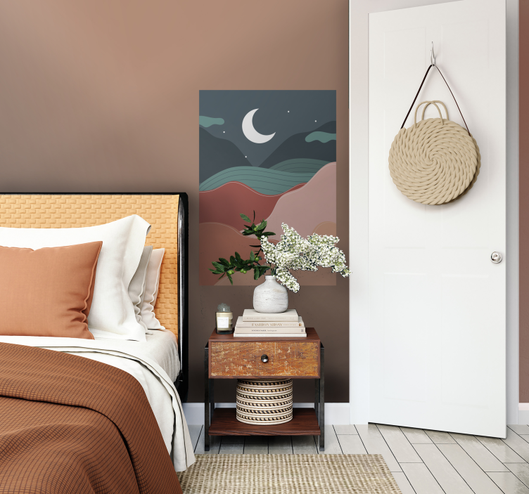Poster motif nuit style boho - TenStickers