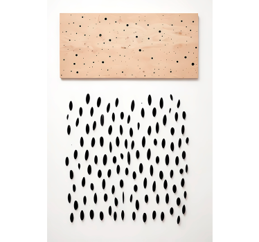 Poster abstrait art indescriptible - TenStickers