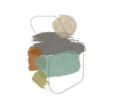 Poster salon taches de couleur - TenStickers