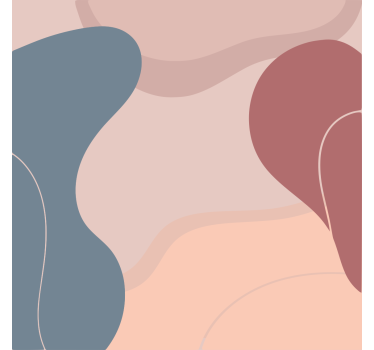 Poster salon couleurs douces pour décoration murale - TenStickers
