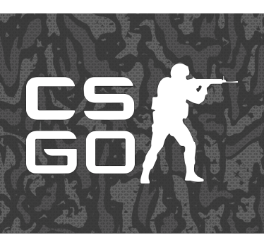 Poster jeux vidéo design cs go - TenStickers