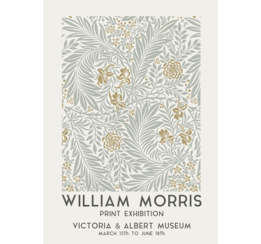 Poster mural motif floral vintage - TenStickers