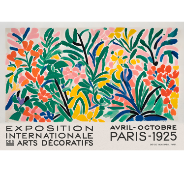 Poster art exposition d'art naturaliste - TenStickers