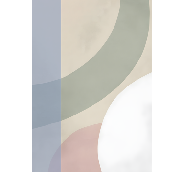 Affiche abstraite palette de couleurs - TenStickers