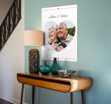 Poster personnalisable grands-parents - TenStickers
