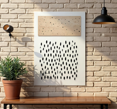 Poster abstrait art indescriptible - TenStickers