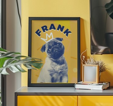 Poster animaux pop-art personnalisé - TenStickers