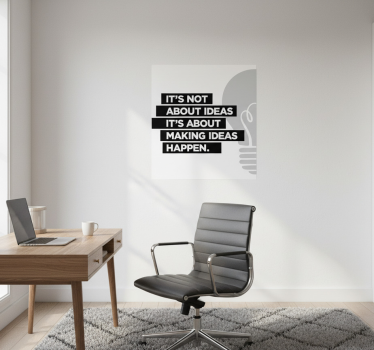 Poster bureau idées inspirantes pour votre espace - TenStickers