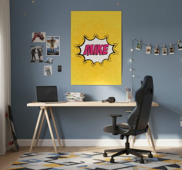 Poster chambre ado nom de bande dessinée - TenStickers