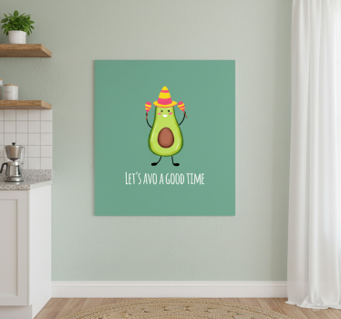 Poster cuisine citation drôle avec des avocats - TenStickers