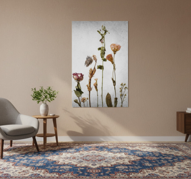 Poster fleurs et plantes arrangement de fleurs sèches - TenStickers