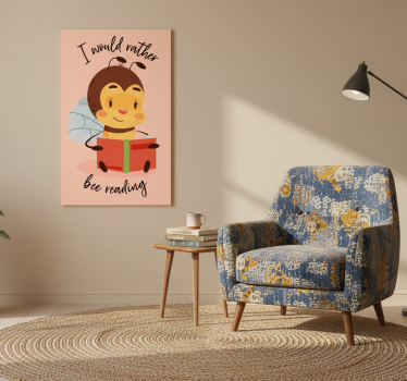 Poster phrases je préfère lire des livres - TenStickers