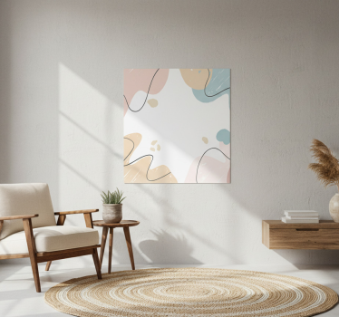 Poster salon style art mural grunge - TenStickers
