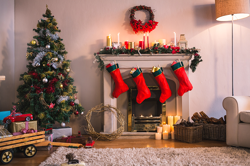 Poster noël ambiance chaleureuse - TenStickers